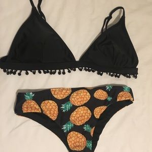 Pineapple bathing suit